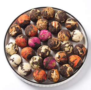 Quà Tặng Trà Trung Quốc Bán Chạy Trà Pu'er Trà & Hoa Hỗn Hợp Trà Nở Hình Quả Cầu Trong Gói Quà Tặng - Product Image 5