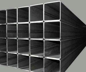 Tubo Rettangolare in Ferro Nero 40x60x1.5, Tubolare 100x50x2, 40x40, 4"x4"x1/8"x20'0" - Product Image 6