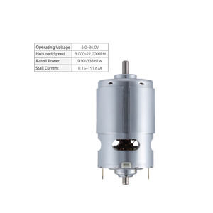 Motores Micro PMDC PrimoPal de 3000~22000 rpm, 3V 36V, Motor <span class=keywords><strong>El</strong></span>éctrico de CC con Imán Permanente y Mini Escobillas de Carbón para Recortadora de Césped - Product Image 1