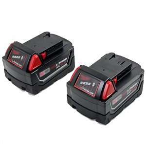 Paket Baterai Lithium Solid-state Isi Ulang 2-pack 100% 18V XC 5.0AH/6.0AH Kompatibel dengan Peralatan Listrik Milwaukee - Product Image 2