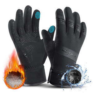Sarung Tangan Musim Dingin Custom <span class=keywords><strong>3M</strong></span> Thinsulate dengan Tas Tahan Air, Sarung Tangan Motor Musim Dingin Layar Sentuh, Sarung Tangan Ski Termal Tebal untuk Olahraga - Product Image 1