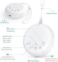 Appareil de Sommeil Original Q3 pour Bébé avec Bruit Blanc, Capteur de Pleurs, Ventilateur, Sons de Pluie, de Battements de Cœur de l'Utérus, pour Nouveau-né, Fonctionnant sur Piles, en Plastique