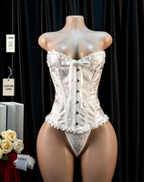 Corset Premium Renaissance pour Femme, Sexy, à Lacets, à Baleines, à Motifs Floraux, Mode Féminine, Corset Overbust, Bustier, Gaine Amincissante