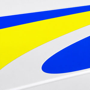 Calcomanía Lateral para Camioneta, Diseño de Ondas, Amarillo Fluorescente y Negro: Gráfico Deportivo para Camioneta 4x4, Vinilo Impermeable para Puerta y Caja de Carga - Product Image 4