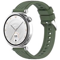Bracelet de montre Line Wood Grain Design pour Huawei GT4 Watch Bracelet de montre en cuir
