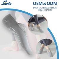Chaussettes de Pilates personnalisées de haute qualité à faible MOQ, antidérapantes, respirantes, pour femmes, chaussettes de yoga douces, chaussettes de Pilates personnalisées