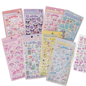 Pegatinas de cristal 3D para decoración DIY, pegatinas decorativas guka, dibujos animados bonitos - Product Image 5