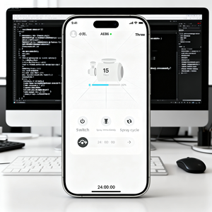Système d'arrosage intelligent IoT WiFi, irrigation cyclique automatisée, matériel personnalisable, développement d'applications Android à distance, source Flutter - Product Image 2