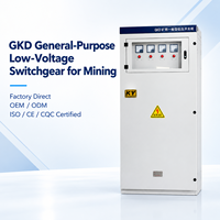 Armoire de distribution personnalisée GKD pour l'alimentation des mines souterraines, appareillage de commutation basse tension robuste 380V 660V 1140V IP54