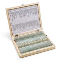 High Quality Mixed 100pcs Zoology Prepared Microscope Slides Botany Set