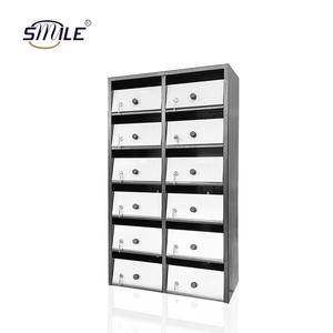 CHNSMILE OEM Boîte de livraison étanche en acier sur pied personnalisée pour bureau extérieur - Product Image 2