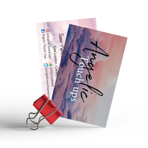 Luxe Kraftpapier Visitekaartje Met Aangepaste Logo Offsetdruk-Bedankt Voor Uw Bestelling Ter Ondersteuning Van Kleine Bedrijven - Product Image 4