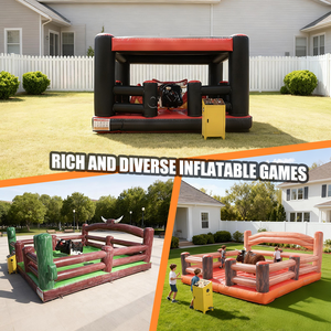Toro Mecánico Comercial para Adultos, Máquina de Rodeo Inflable, Tamaño y Color Personalizables - Product Image 4