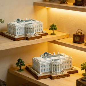 Famosa Estatua en Miniatura de Resina del Edificio de la Casa Blanca, Modelo Marcado, Souvenir - Product Image 2