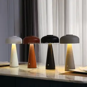 Yaratıcı şarj dokunmatik tipi başucu gece lambası yatak odası atmosfer masa lambası