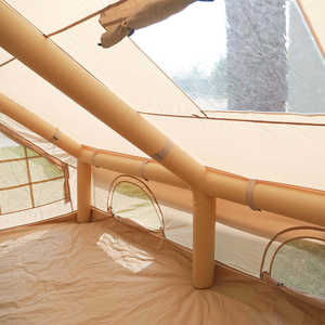 Tente de camping automatique de luxe Oxford gonflable à double couche, quatre saisons, imperméable, résistante aux UV, portable - Product Image 4