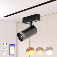 Système d'éclairage sur rail LED pour plafond, spots linéaires pour la maison, le bureau, le commerce de détail, l'hôtel, montage en surface, durable