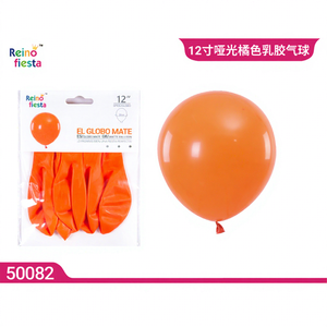 Globos Naranja Mate de 12 Pulgadas para Fiestas, Eventos, Cumpleaños, Alfabeto, Día de la Madre, Graduación, Año Nuevo Chino, 100 Piezas, Peiyong - Product Image 1