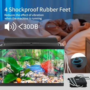 조정 가능한 산소 흐름을 재고 사일런트 수족관 공기 펌프 수족관 수경법 및 연못에 적합한 수족관 공기 펌프 - Product Image 3