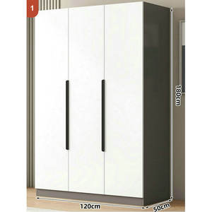 Grande <span class=keywords><strong>armoire</strong></span> en bois, placard de rangement pour vêtements, <span class=keywords><strong>armoire</strong></span> de chambre à coucher, organisateur de sacs à vêtements, grand placard avec portes - Product Image 2