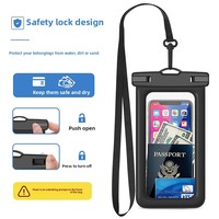 Best-seller TPU pour Airbag Gonflable Étanche Sac de Téléphone Portable Amazon Top Pick pour Outdoor Adventures Rafting iPhone Oppo