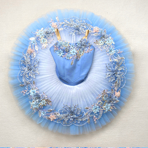ET23010 Kids <strong>Ballet</strong> <strong>Tutu</strong> Skirt Performance Pancake <strong>Tutu</strong> Professional <strong>Tutu</strong> <strong>Ballet</strong> - Product Image 2
