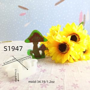 Moldes de fundición de resina hechos a mano para adornos decorativos DIY estilo Ins herramientas de escritorio de silicona molde de Papá Noel - Product Image 2