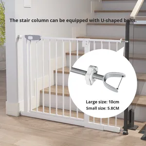 Barrière <span class=keywords><strong>de</strong></span> sécurité <span class=keywords><strong>pour</strong></span> animaux <span class=keywords><strong>de</strong></span> compagnie en gros, barrière <span class=keywords><strong>de</strong></span> sécurité <span class=keywords><strong>pour</strong></span> escalier, barrière <span class=keywords><strong>de</strong></span> sécurité intérieure rectangulaire <span class=keywords><strong>pour</strong></span> bébé, protection contre les escaliers, barrière <span class=keywords><strong>de</strong></span> sécurité sans perçage, clôture <span class=keywords><strong>pour</strong></span> <span class=keywords><strong>chien</strong></span> - Product Image 3