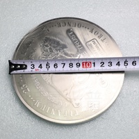 Plaque commémorative personnalisée en titane pur MSGP ASTM B348, blanc argenté, résistante à la corrosion, plaque décorative gravée