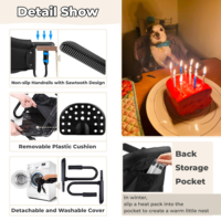 Siège rehausseur portable et réglable pour animaux de compagnie, chaise haute confortable pour chiens et chats, pour la salle à manger familiale et le bureau, mobilier pour animaux