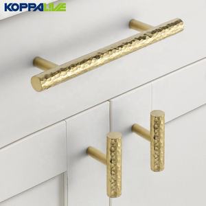 Koppalive giá bán buôn bền búa sáng bóng Brass xử lý trong kho cho tủ bếp cửa hoặc ngăn kéo - Product Image 5