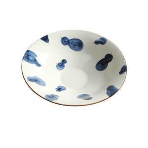 ชามเซรามิกทำมือลายมะระเคลือบเงา สไตล์โอเรียนทอล สำหรับใช้ในบ้าน - Product Image 5