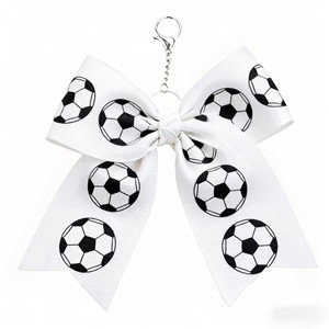 Fiocco da tifo per <span class=keywords><strong>calcio</strong></span> da ragazza, fiocco da tifo boutique per borsa, portachiavi decorativo per borsa - Product Image 3
