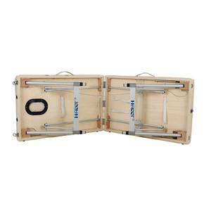 Lit de beauté pliable portable pour la maison, en alliage d'aluminium, pour le massage, le tatouage, la broderie, l'acupuncture, les traitements thérapeutiques - Product Image 1