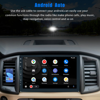 Single Din 9 pouces écran tactile capacitif double port Usb avant filaire Carplay Android Auto Mp5 autoradio