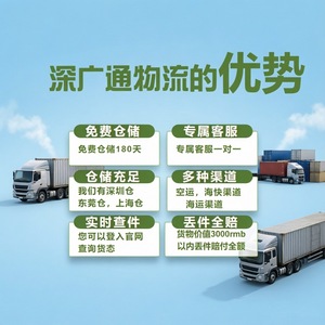 Agente de Carga Internacional Shenzhen Guangtong, Línea de Consolidación de Hong Kong, DDP COD, Envío de Gran Volumen, 1-2 Días - Product Image 1