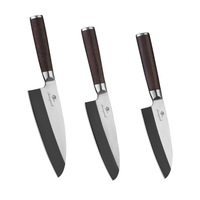 Couteau de chef japonais en acier 5CR15MOV, manche en bois de wengé, tailles 7, 8, 9 pouces pour cuisine, restaurant, sushi, sashimi, vente en gros