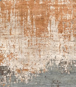 High Quality Contemporary Hand-Knotted Modern Wool Rug with Abstract Pattern for Living Room & Modern Interior - Product Image 3