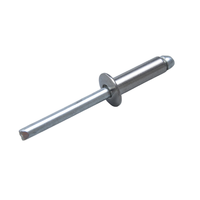 Rivets aveugles en acier inoxydable haute résistance, zingués, classe 51, plusieurs tailles pour diverses applications de fixation