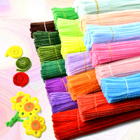 Bâtonnets en peluche éducatifs pour enfants, bâtonnets chenille, nettoyeurs de canalisations - Prix usine
