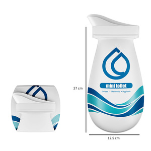 Mini urinario portátil de 700 cc, bolsa de orina desechable de emergencia, unisex, hermética e higiénica para viajes en coche - Product Image 3
