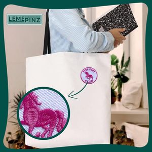 Patch brodé thermocollant Pink Pony Club de 3 pouces pour chapeaux, vêtements, sacs à dos, jeans, couture DIY - Product Image 3