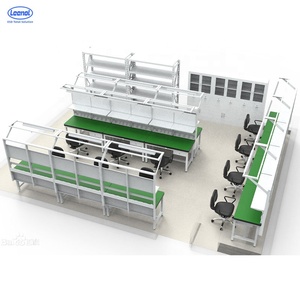 Leenol strumento di alta qualità piano di lavoro angolo banco da lavoro ESD banco da lavoro per PCB assemblaggio SMT EMS fabbrica - Product Image 6