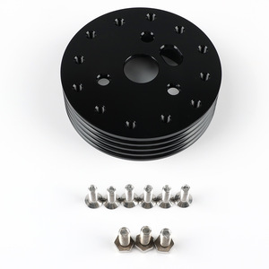 Bloc de rehausse de volant en alliage d'aluminium, 0.5-1 pouce, 6 à 3 trous, pour mise à niveau et rénovation - Product Image 2