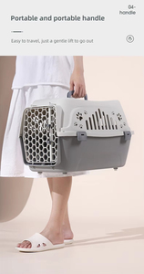 Jaula Transportadora Plegable, Portátil, Transpirable, <span class=keywords><strong>de</strong></span> Lujo, para Perros y <span class=keywords><strong>Gatos</strong></span>, para Viajes al Aire Libre, con Materiales <span class=keywords><strong>de</strong></span> PP - Product Image 2
