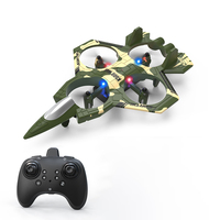 Drone quadrirotor d'avion télécommandé DWI DOWELLIN 2.4G maintien d'altitude, drone d'avion de chasse en vol stationnaire automatique pour débutant