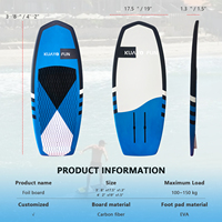 Planche de surf hydrofoil en fibre de carbone, planche de kitesurf, planche de SUP Downwind, planche foil, foil à vent pour les sports nautiques, le surf et la pêche