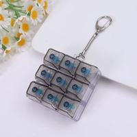 Factory Direct Sales Lighted Nine Key Wholesale High-Transparency Keycaps Decompression Mechanical Keyboard Decompression