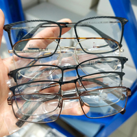 Montures de lunettes optiques en métal à charnière à ressort et déstockage – Assortiment tendance, durable, léger et élégant pour usage quotidien