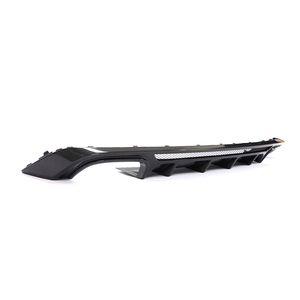 Parachoques trasero de coche de fibra de carbono de alto brillo para <span class=keywords><strong>Audi</strong></span> <span class=keywords><strong>A5</strong></span> Quattro <span class=keywords><strong>S</strong></span> <span class=keywords><strong>Line</strong></span> S5 <span class=keywords><strong>Sportback</strong></span> 2d difusor trasero de 4 puertas - Product Image 2
